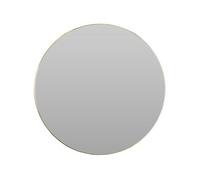 Well Home Specchio rotondo Ø55 cm con telaio in metallo dorato e 2 ganci