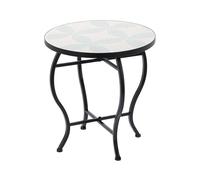 Well Home Tavolo bistrot design mosaico Ø38x40cm