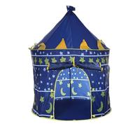 Well Home Tenda da gioco per castello di cavaliere blu Ø105x125cm