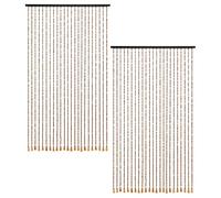 Well Home - Tende Be Garden, con perline per porte, 175 x 90 cm, con perline, set di 2