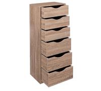 WELL HOME - Torre portaoggetti con 6 cassetti 33x38x100 cm