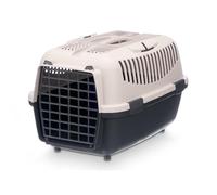 Well Home - Trasportino per animali domestici, portatile, antracite, ideale per cani e gatti, 55 x 36 x 35 cm