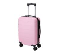 Well Home Valigia Rosa 32L ABS, 19'' con lucchetto a combinazione e ruote, 55x35x21,5cm