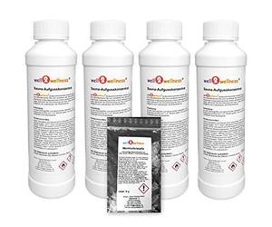 Well2wellness® Infuso-Sauna Set 'Scelta Migliore' con 4 x 250 ML - Eucalipto, Aghi di Pino, Arancione + Citronella Plus Gratis 10g Mentolo