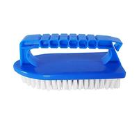 well2wellness® Spazzola per la pulizia della piscina con manico e setole nere