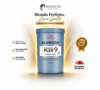 Wella Blondor Plex 9 800g Decolorante Capelli AntiGiallo Schiaritura Fino 9 Toni