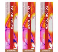 Wella Color Touch Crema Colorante Per Capelli, (Confezione Da 3) Ogni 60Ml