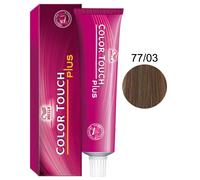 WELLA COLOR TOUCH PLUS - BAGNO DI COLORE PROFESSIONALE - BIONDO MEDIO INTENSO NATURALE DORAT 77/03