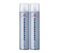 Wella Finish & Style Performance Hairspray 500ml x2 - lacca