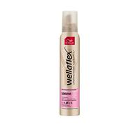 Wella Flex - Schiuma per capelli Sensitive ad alta resistenza, schiuma per capelli inodore per una tenuta flessibile per 24 ore senza incollare, con protezione UV e Hair Taming Complex con