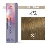 Wella Professionals Illumina Color Permanent Color Creme 8/ Tubo biondo chiaro 60 ml