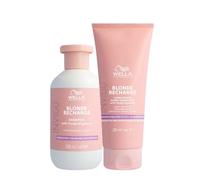 Wella Invigo Blonde Recharge Cool Neutralizing Shampoo 300ml Conditioner 200ml