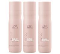 Wella Invigo Blonde Recharge Shampoo Cura Capelli Colore Biondo Chiaro 3 X 250ml