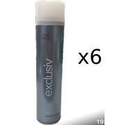 WELLA Kit 6 Pz Lacca Exclusive No Gas Extra Forte 250 Ml + 6 Pz Blondorplex 800 Gr New