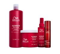 WELLA Kit Ultimate Repair Sham 1000ml +Cond 500ml +Miracle 95ml + Leave In 95ml