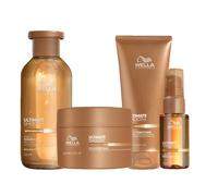 WELLA Kit Ultimate Smooth Sh 250ml + Intense Mask 150 + Conditioner 200ml + Oil