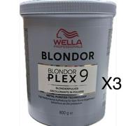 WELLA New Decolorante Blondor Plex 800 Gr X 3 Pz