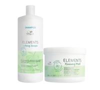 Wella New Elements Shampoo Calm 1000ml Mask 500ml
