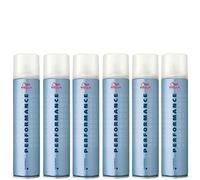 Wella Performance, spray per capelli, set da 6 contenitori, 500 ml ciascuno