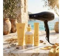 WELLA Phon Black Star Turbo Piuma 3.0 1700 Watt Black Piu' Kit Mare Shampoo Conditioner E Spray Corpo Capelli