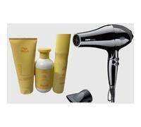 WELLA Phon Move Air 9000 Black 2100 Watt + Kit Mare Con Shampoo Sun 300 Ml Conditioner 250 Ml Spray Corpo Capelli 150ml