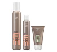 Wella Professionals EIMI Set Stylingstories Bob (Mousse modellante 300 ml + Rugged Texture 75 ml + Dry Me 180 ml)