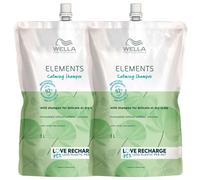 Wella Professionals Elements Set di ricarica per shampoo calmante 2 x 1 Liter