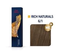 Wella Professionals Koleston Perfect ME+ Rich Naturals tinta permanente per capelli colore 6/1 60 ml