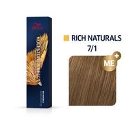 Wella Professionals Koleston Perfect Me+ Rich Naturals colore per capelli permanente professionale 7/1 60 ml