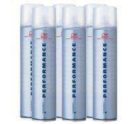 Wella Professionals Performance Lacca per capelli con gas propellente, confezione da 6 bombolette 6 x 500 ml