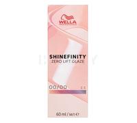 Wella Professionals Shinefinity Zero Lift Glaze tinta semipermanente per capelli colore 00/00 - Crystal Glaze 60 ml
