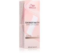 Wella Professionals Shinefinity Zero Lift Glaze tinta semipermanente per capelli colore 07/0 60 ml