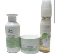 WELLA Shampoo Elements 250 Ml Maschera 150 Ml Elements Piu' Spray Leave-In Elements 150 Ml