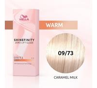 WELLA SHINEFINITY Caramel Milk 09/73 Biondo Chiarissimo Sabbia Dorato (60ml) Col