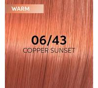 Wella Professionals Shinefinity Zero Lift Glaze colorazione semi-permanente per capelli colore 06/43 - Copper Sunset 60 ml
