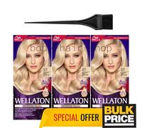 Wella Wellaton 12/1 Special Blonde Ash Salon-Inspired Hair Color Cream confez...