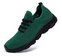 WELLACE Scarpe da ginnastica da donna per corsa, palestra, allenamento, tennis, scarpe da ginnastica leggere da donna, Verde, 40 EU