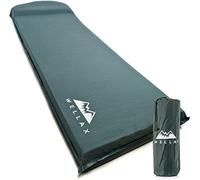 Wellax UltraThick FlexFoam - Materassino isolante da campeggio autogonfiante, per viaggi e escursioni, 7,6 cm di spessore per una migliore stabilità e sostegno