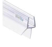Wellba - Guarnizione per box doccia, guarnizione per porta in vetro con spessore di 6 mm, 7 mm o 8 mm, universale, impermeabile, con bordi in gomma perfettamente posizionati