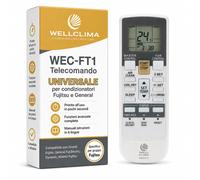 Wellclima Telecomando Universale per condizionatori Fujitsu General Pompa FT 1