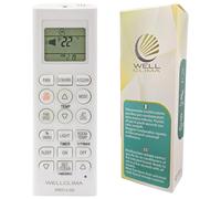Wellclima Telecomando Universale per Condizionatori LG, WEC-LG2, Compatibile con Tutti i Modelli, Subito Funzionante, Design Simile ai Telecomandi Recenti, Tasti Speciali, Istruzioni in 6 Lingue