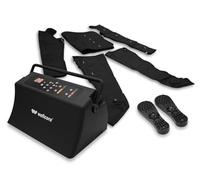 WELLCORE - Pressoterapia a casa completa, 6 modalità di compressione, 9 livelli di pressione, massaggio a gambe, addome e braccia, facile da usare, timer 3 modalità, 20 W, full body