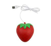 WELLDOER 3D Carino Del Fumetto Fragola USB Mouse Ottico 3 Tasto Per PC Laptop Computer Ragazze Regalo Per Il Computer Portatile Pc Carino Ergonomico