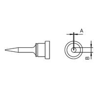 Weller LT-1S Punta saldatore forma rotonda, lunga Dimensione guasto 0.2 mm Contenuto 1 pc(s)