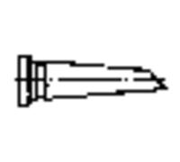 Weller LT-GW Punta di saldatura Punta saldante Dimensione 2.3 mm Contenuto 1