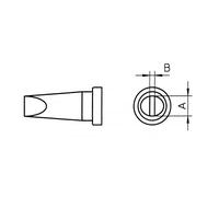 Weller T0054440799 LT C Punta Di Saldatura - Punta A Cuneo 3,2 X 0,8 X 12,5Mm
