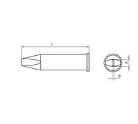 XHTD Punta cacciavite 5mm per Weller WP200 e WXP200