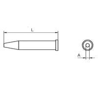 Weller - XT BS - Punta, Senza Piombo, 2.4mm