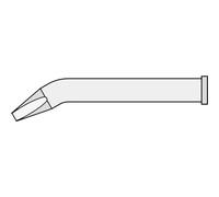 Weller XT BX Punta di saldatura Forma a scalpello, curva Dimensione punta 2.4