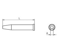 Weller - XT CS - Punta, Senza Piombo, 3.2mm